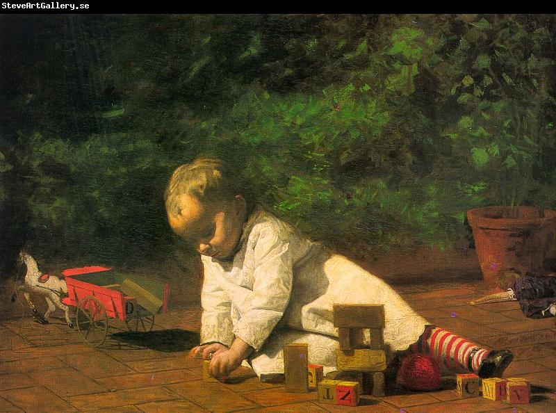 Thomas Eakins Baby at Play